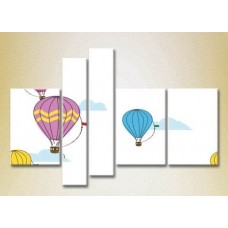 Картина Rainbow Polyptych Balloons 09 (2231749)