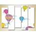 Картина Rainbow Polyptych Balloons 10 (2231757)