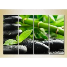 Pictură Rainbow Polyptych Bamboo and Massage Stones 01 (2932263)