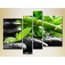 Pictură Rainbow Polyptych Bamboo and Massage Stones 02 (2932375)