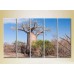 Картина Rainbow Polyptych Baobab 01 (2224802)