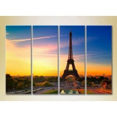 Картина Rainbow Polyptych Eiffel Tower 01 (2718109)