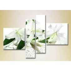 Картина Rainbow Polyptych White Lilies (2932264)