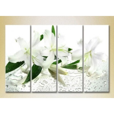 Картина Rainbow Polyptych White Lilies 01 (2932265)