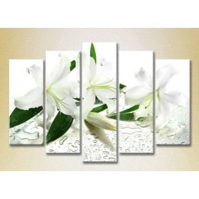 Картина Rainbow Polyptych White Lilies 03 (2932793)