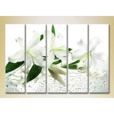 Картина Rainbow Polyptych White Lilies 04 (2932874)