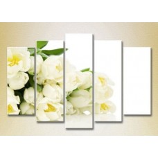 Картина Rainbow Polyptych Bouquet of white tulips 04 (2932797)