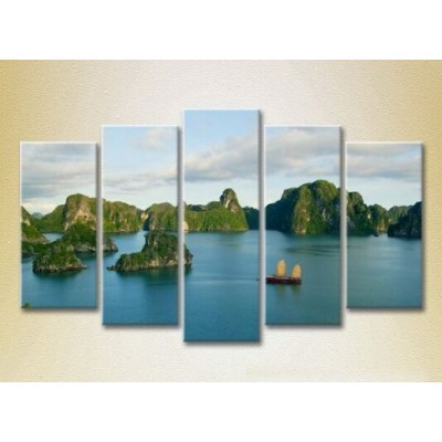 Картина Rainbow Polyptych Halong Bay Vietnam 06 (2224821)