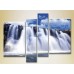 Картина Rainbow Polyptych Waterfall (2223664)