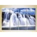 Картина Rainbow Polyptych Waterfall 01 (2223665)