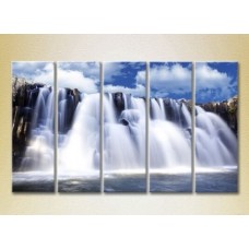 Картина Rainbow Polyptych Waterfall 03 (2224807)