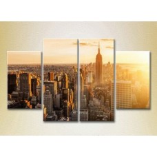 Картина Rainbow Polyptych Manhattan Sunrise 03 (2718111)