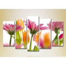 Картина Rainbow Polyptych Gerbera (2932802)