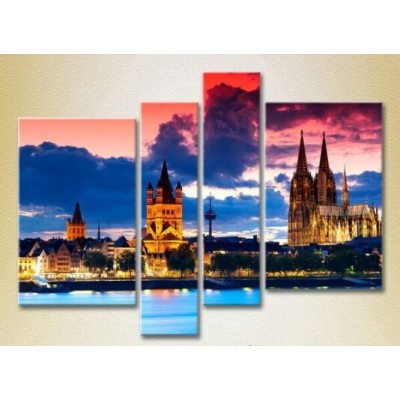 Картина Rainbow Polyptych Germany Cologne Cathedral (2718113)