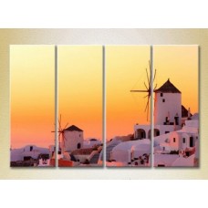 Картина Rainbow Polyptych Greece sunrise in Santorini 01 (2718117)