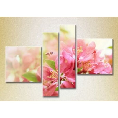 Картина Rainbow Polyptych Pear Blossom and the Bee 01 (2932285)