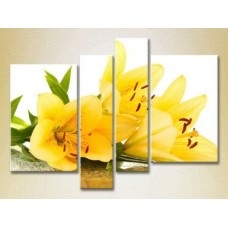 Картина Rainbow Polyptych Yellow Lilies (2932281)