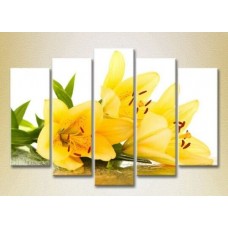 Картина Rainbow Polyptych Yellow Lilies 02 (2932810)