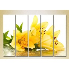 Картина Rainbow Polyptych Yellow Lilies 03 (2932811)