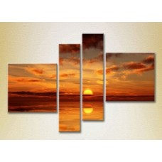 Картина Rainbow Polyptych Sunset 01 (2223673)