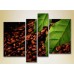 Картина Rainbow Polyptych Grains coffee leaves 01 (2220238)