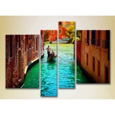 Картина Rainbow Polyptych Canal Venice (2718186)