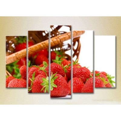 Картина Rainbow Polyptych Strawberry in a basket 01 (2224577)