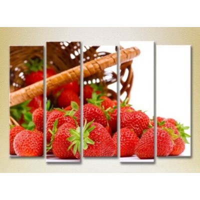 Картина Rainbow Polyptych Strawberry in a basket 02 (2224578)