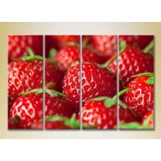 Картина Rainbow Polyptych Strawberry close up 02 (2220249)