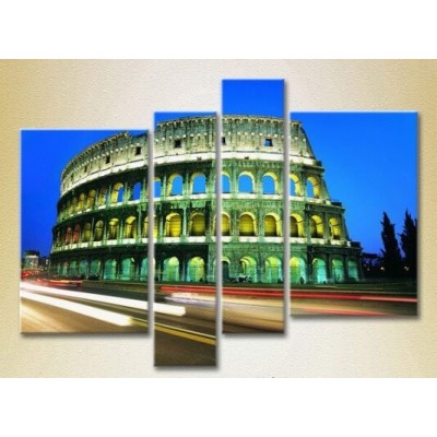 Картина Rainbow Polyptych Colosseum in Rome Italy 01 (2718137)