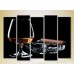 Pictură Rainbow Polyptych Cognac and Cigar 03 (2224583)