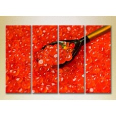 Pictură Rainbow Polyptych Red Caviar 01 (2220259)