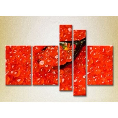 Pictură Rainbow Polyptych Red Caviar 03 (2224588)