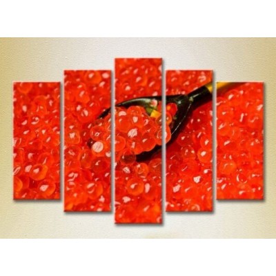 Pictură Rainbow Polyptych Red Caviar 04 (2224589)