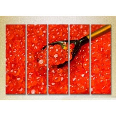 Картина Rainbow Polyptych Red Caviar 07 (2224592)