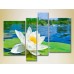 Pictură Rainbow Polyptych Water Lily 01 (2932306)