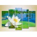 Pictură Rainbow Polyptych Water Lily 04 (2932825)