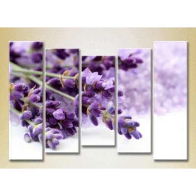 Pictură Rainbow Polyptych Lavender 04 (2932827)