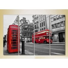 Картина Rainbow Polyptych London Doubledecker 01 (2718141)