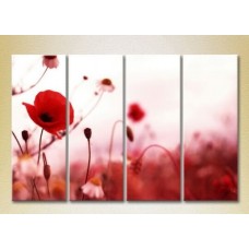 Pictură Rainbow Polyptych Poppies 01 (2932309)