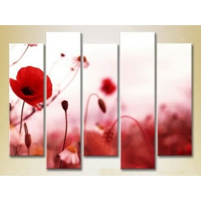 Картина Rainbow Polyptych Poppies 03 (2932835)