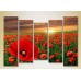 Картина Rainbow Polyptych Poppy Field 02 (2932837)