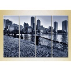 Картина Rainbow Polyptych Embankment monochrome (2718157)