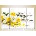 Pictură Rainbow Polyptych Narcissus and Willow 01 (2932316)