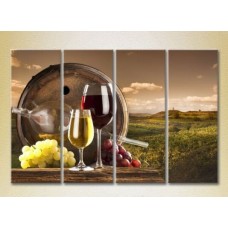 Картина Rainbow Polyptych Still Life White and Red Wine 02 (2220284)