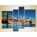 Картина Rainbow Polyptych Night Brooklyn Bridge (2718162)