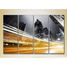 Картина Rainbow Polyptych Night City 01 (2718164)