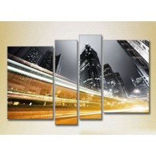 Картина Rainbow Polyptych Night City 03 (2718165)