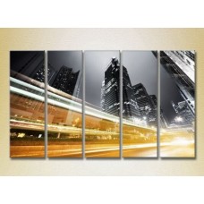 Картина Rainbow Polyptych Night City 07 (2224524)