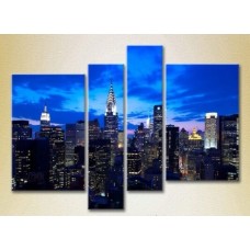 Картина Rainbow Polyptych New York Skyscrapers (2718169)